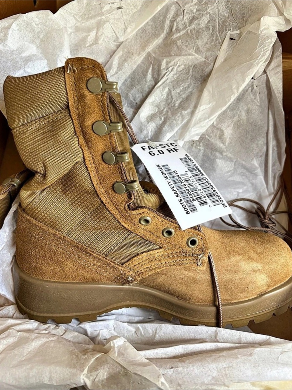 Belleville Hot Weather Combat Boots Size 6 NWT